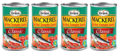 Grace Mackerel In Tomato Sauce Hot & Spicy 155g Sets of 3