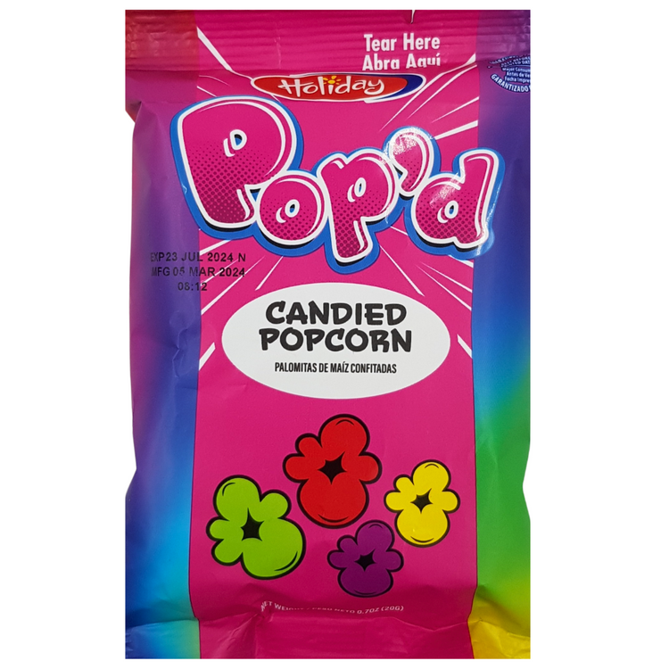 Holiday Pop’d Candied Popcorn 27G Set Of 6