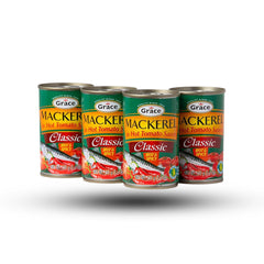 Grace Mackerel In Tomato Sauce Hot & Spicy 155g Sets of 3