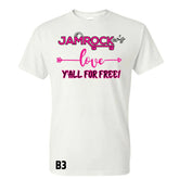 Jamrocker’s Love Y’all For Free T. Shirt Short Selves Shirts B3