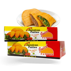 Juici Jamaican Patties (Box of 12) (Must Be Ship FedEx Overnight Only)