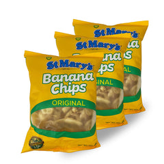 St Mary's Banana Chips 142g Sets of 3 Large