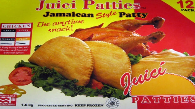 Jamaican Style Beefy Cheese Patties, 12/2 Packs Baked