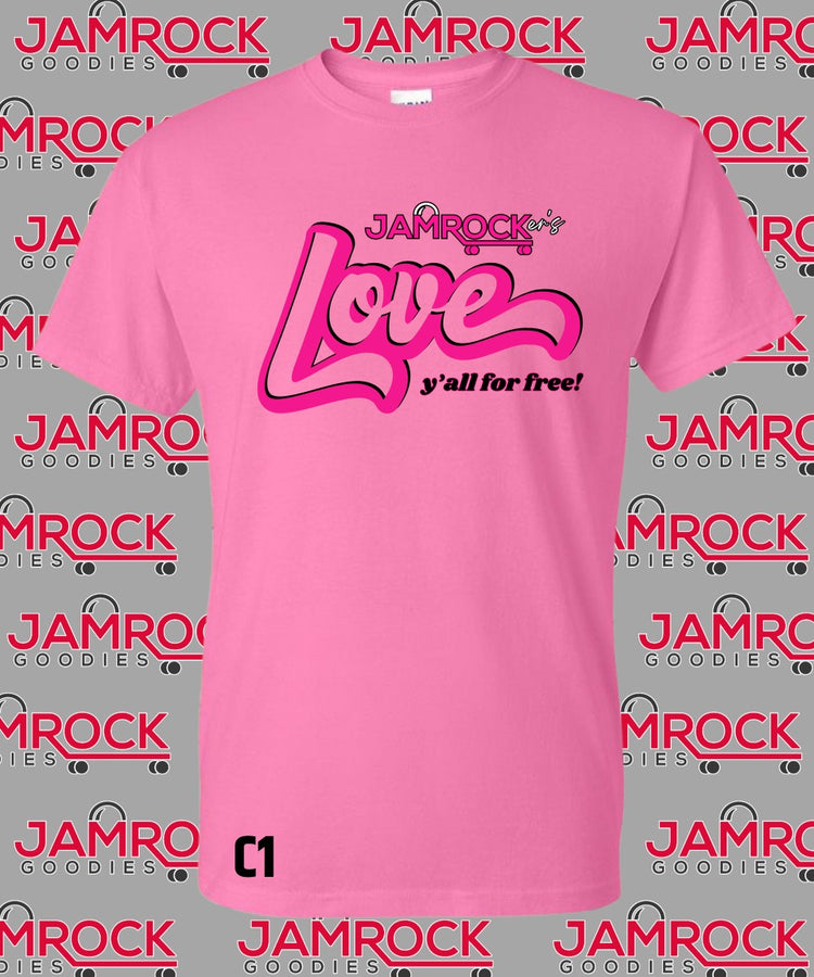 Jamrocker’s Love Y’all For Free Short Selves Shirts C1