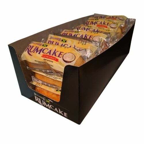 Buccaneer Pocket Size Rum Cake "box of 10" Coconut