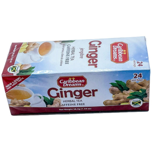 Caribbean Dreams Ginger Herbal Tea Caffeine Free 38.4g