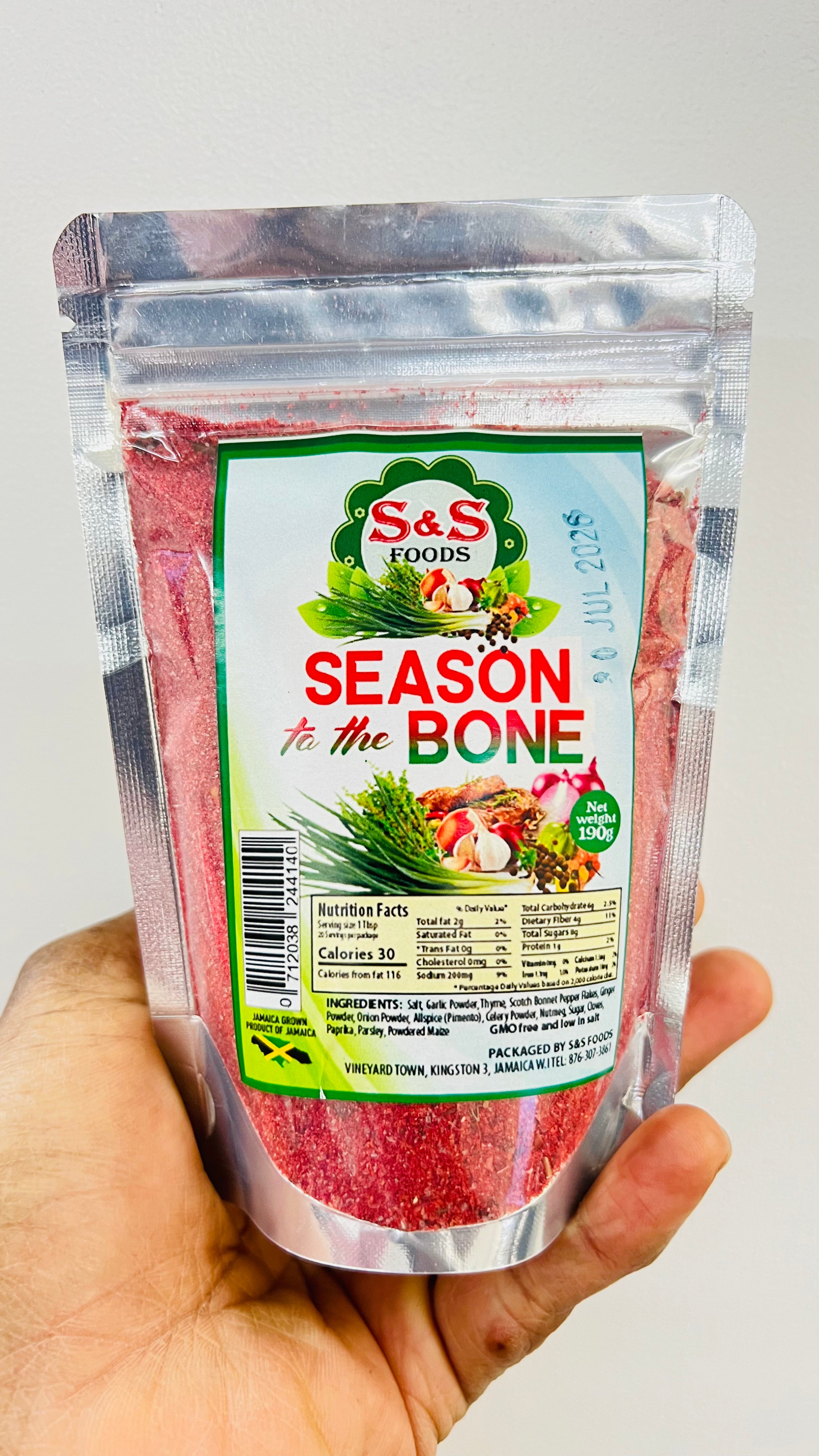 S & S Food Seasoning to the bone 190g