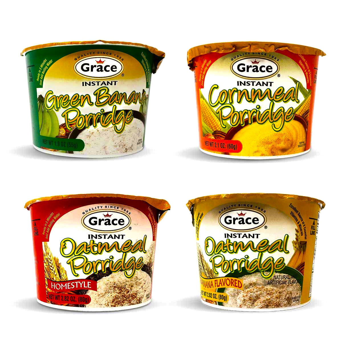 Grace Instant Oatmeal Porridge Set of 3