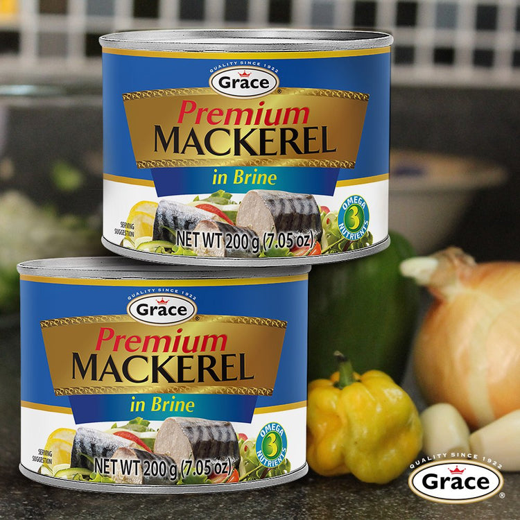 Grace Premium Mackerel 200g IN BRINE Set Of 3