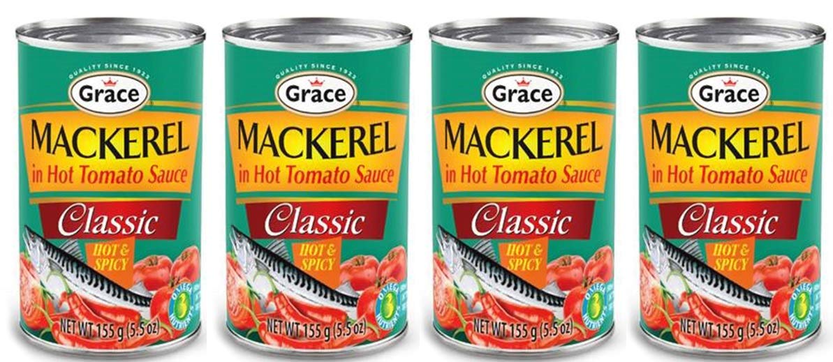 Grace Mackerel In Tomato Sauce Hot & Spicy 155g Sets of 3
