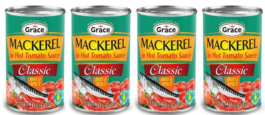 Grace Mackerel In Tomato Sauce Hot & Spicy 155g Sets of 3