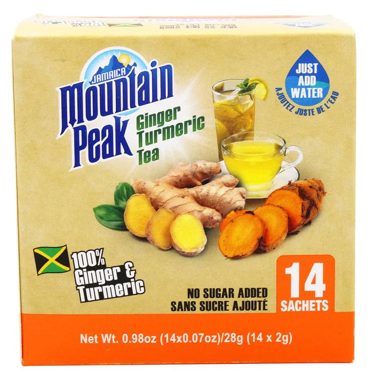 Mountain Peak Ginger Turmeric Tea 28g