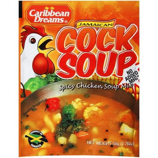 Caribbean Dreams Cock Soup 50g Set Of 3