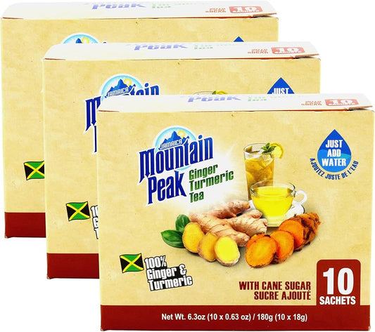 Mountain Peak Ginger Turmeric Tea 180g