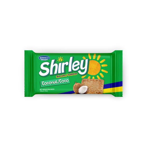 SHIRLEY Coconut  BISCUITS 105g Sets Of 3