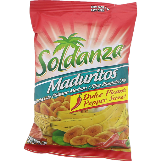 Soldanza Plantain Chips Sweet Pepper Sets of 3