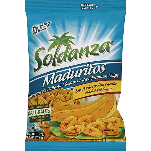 Soldanza Plantain Chips Ripe Sets of 3