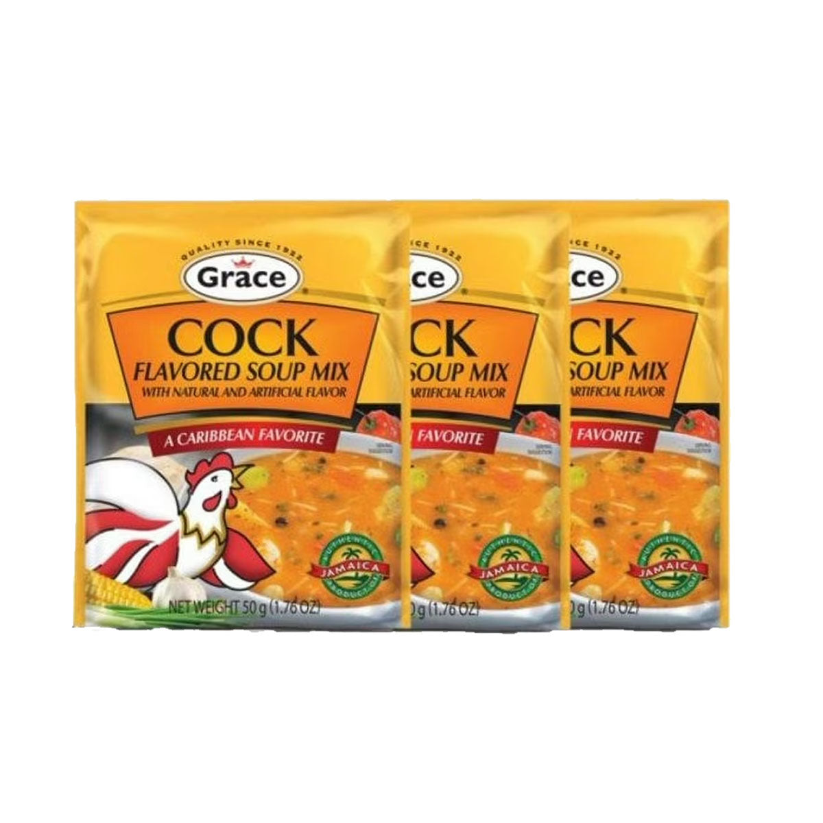 Grace Chicken Flavored Soup Mix Set of 3