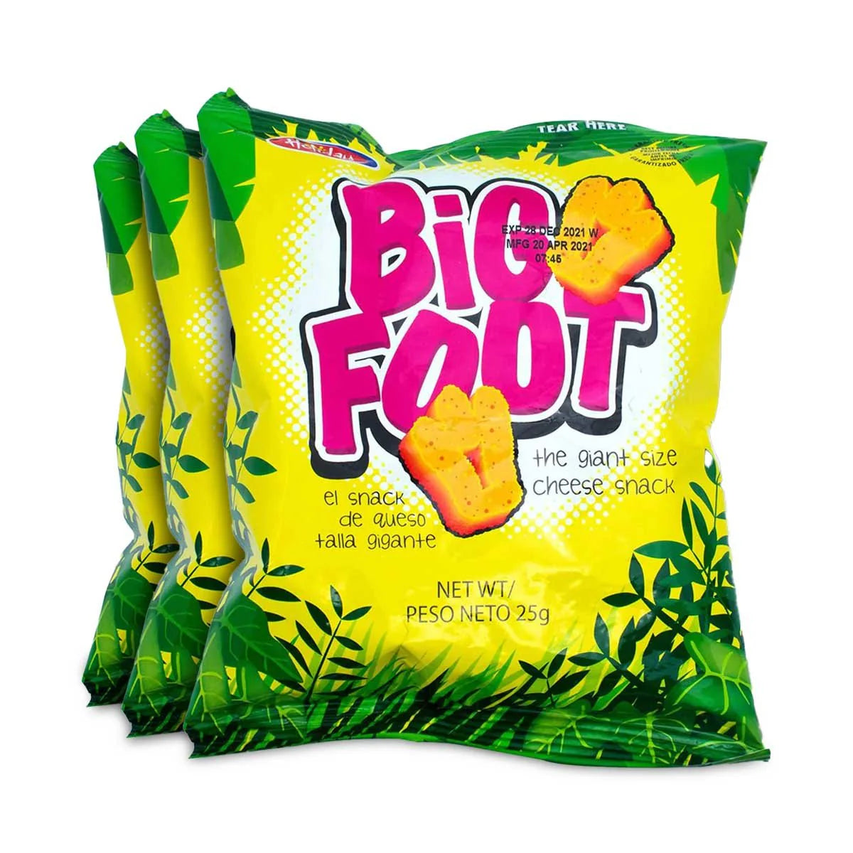 Holiday Big Foot Cheese Snacks Bundle of 3