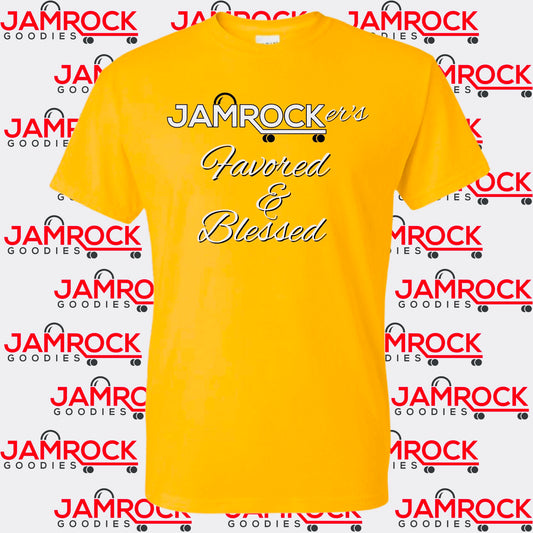 Jamrocker’s Favored & Bless  Short Selves T. Shirt