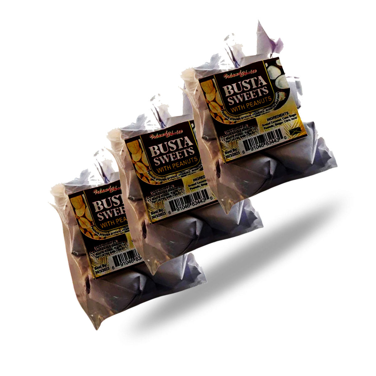 Island Choice Busta Sweet With Peanut Candy Sets Of 3