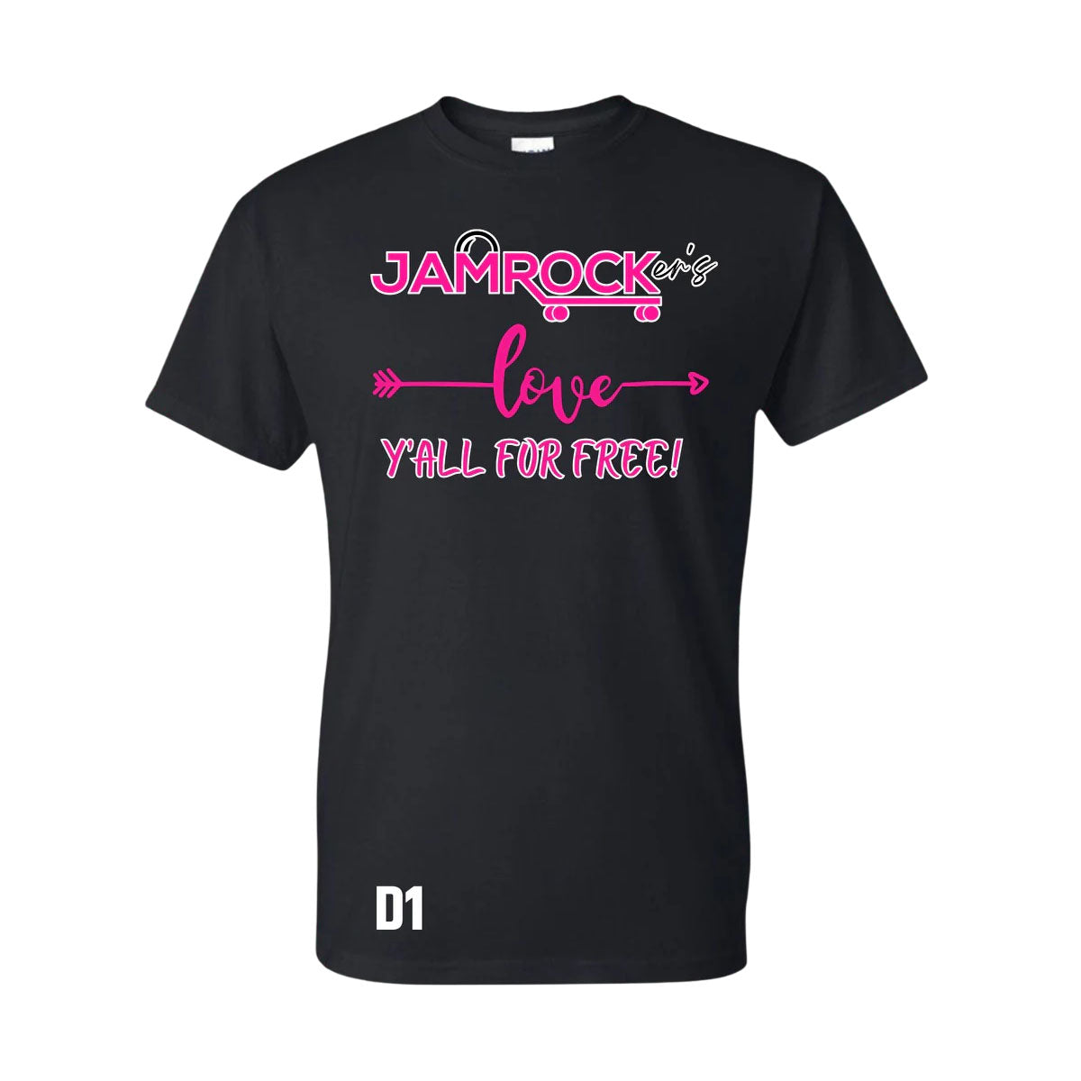 Jamrocker’s Love Y’all For Free T. Shirts D2