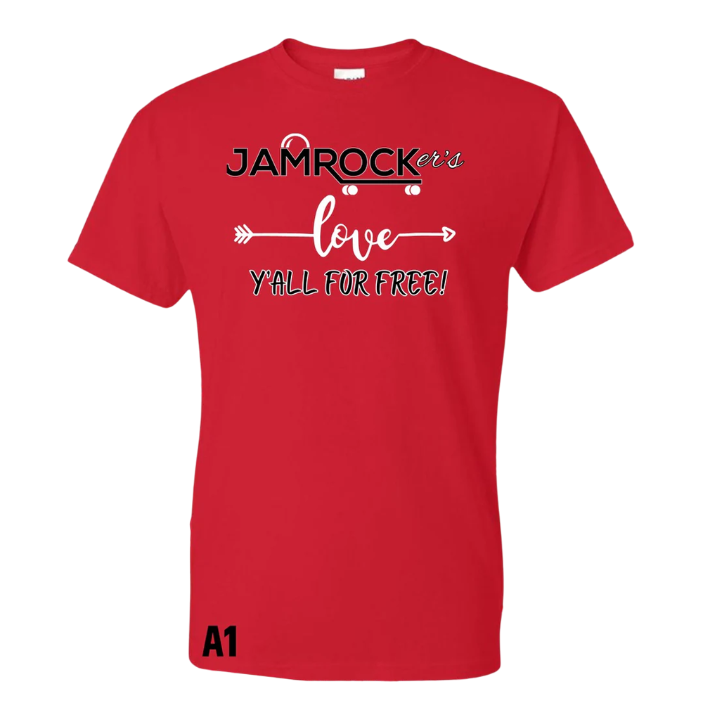Jamrocker’s Love Y’all For Free Short Selves Shirts A1