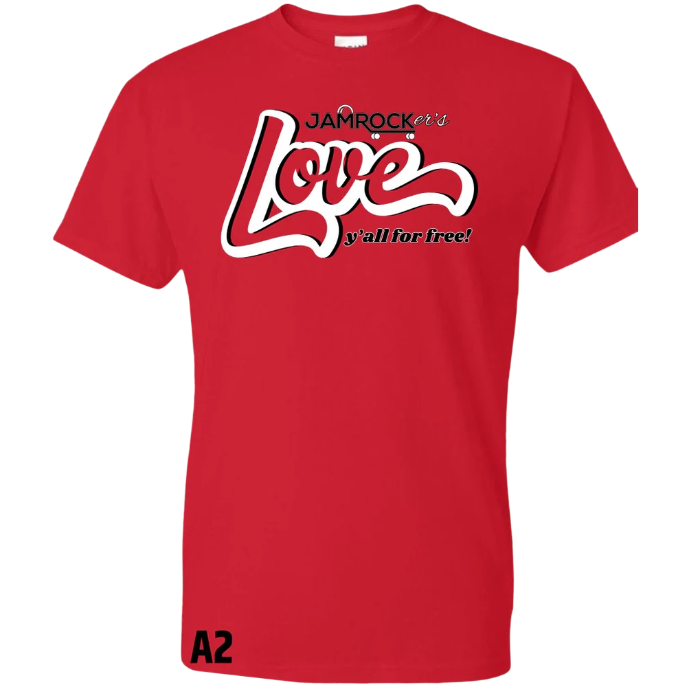 Jamrocker’s Love Y’all For Free Short Selves Shirts A2