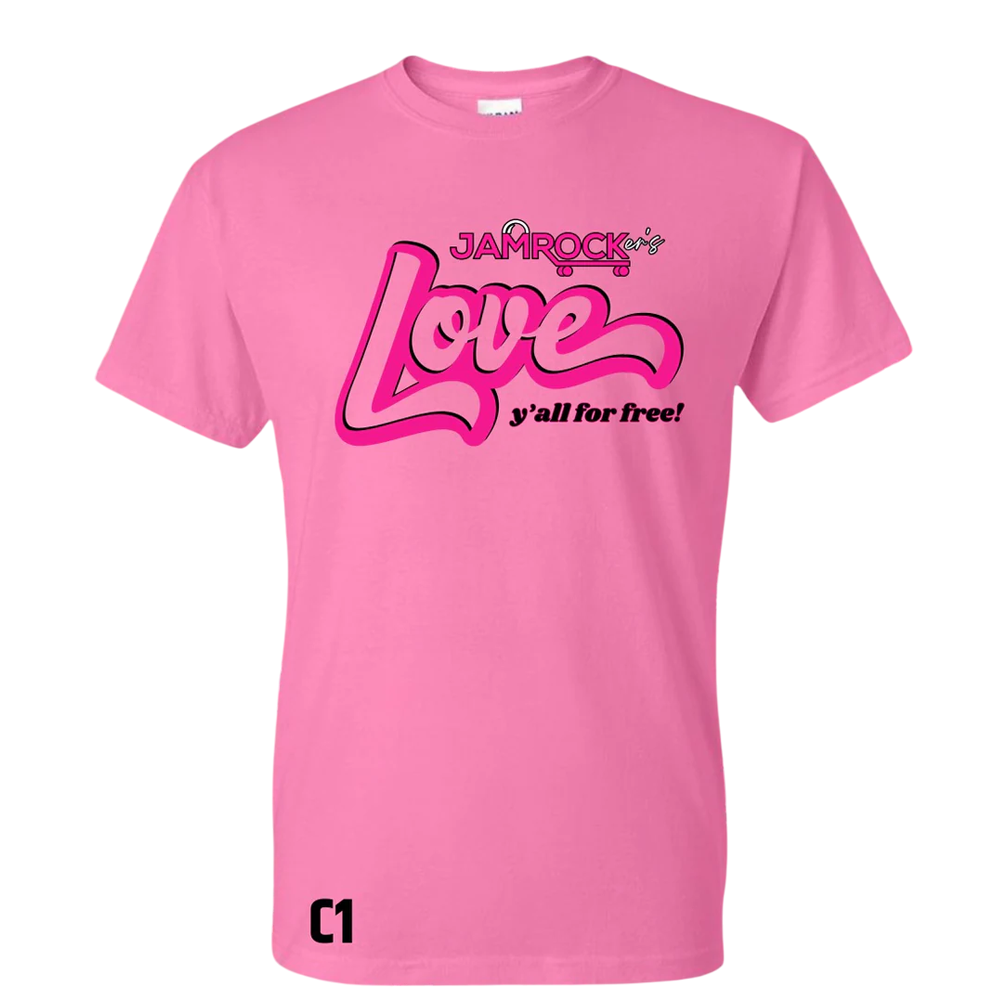 Jamrocker’s Love Y’all For Free Short Selves Shirts C1