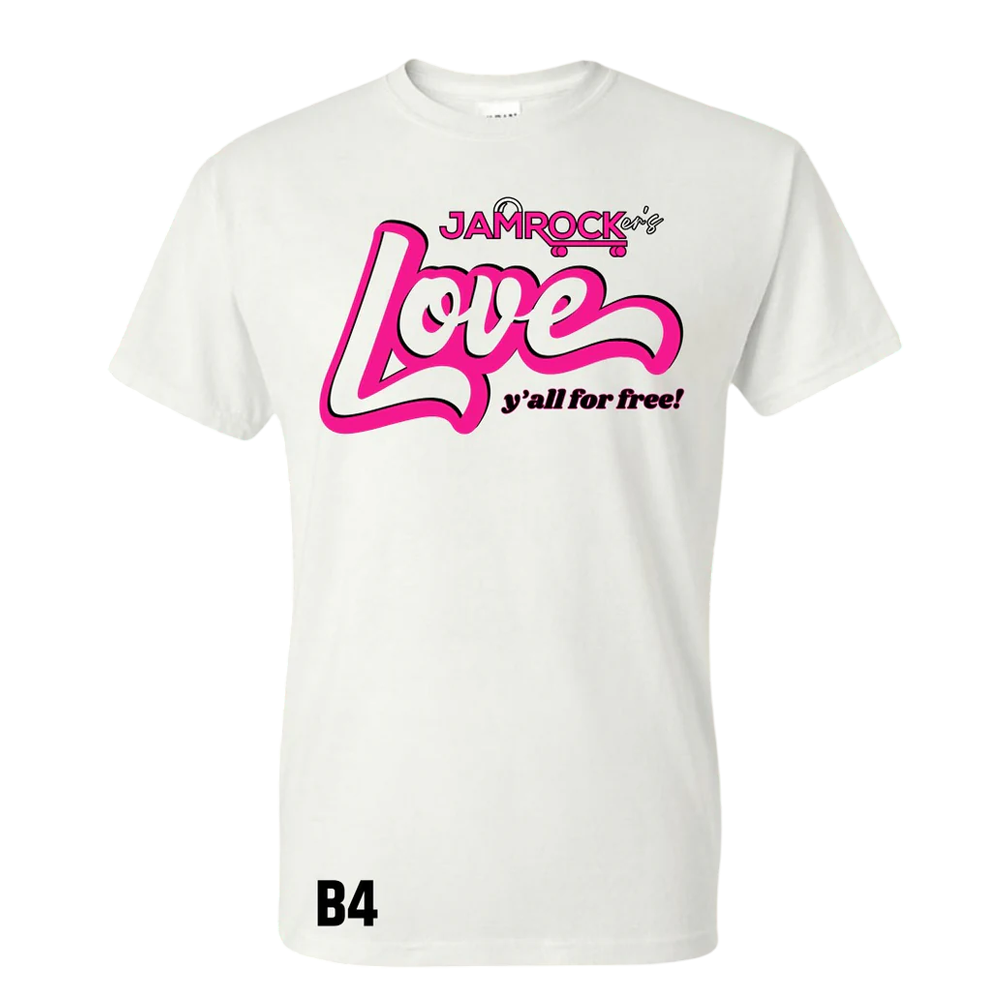 Jamrocker’s Love Y’all For Free Short Selves Shirts B4