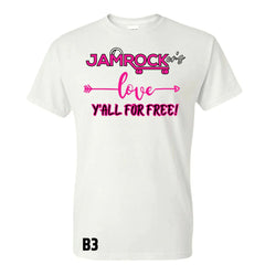Jamrocker’s Love Y’all For Free T. Shirt Short Selves Shirts B3