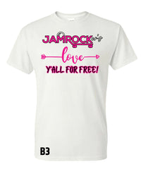 Jamrocker’s Love Y’all For Free T. Shirt Short Selves Shirts B3