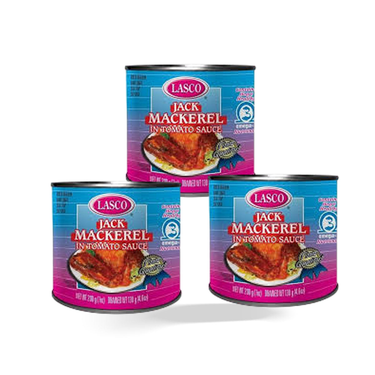 Lasco Jack Mackerel Tomato Sauce 200g  Sets Of 3