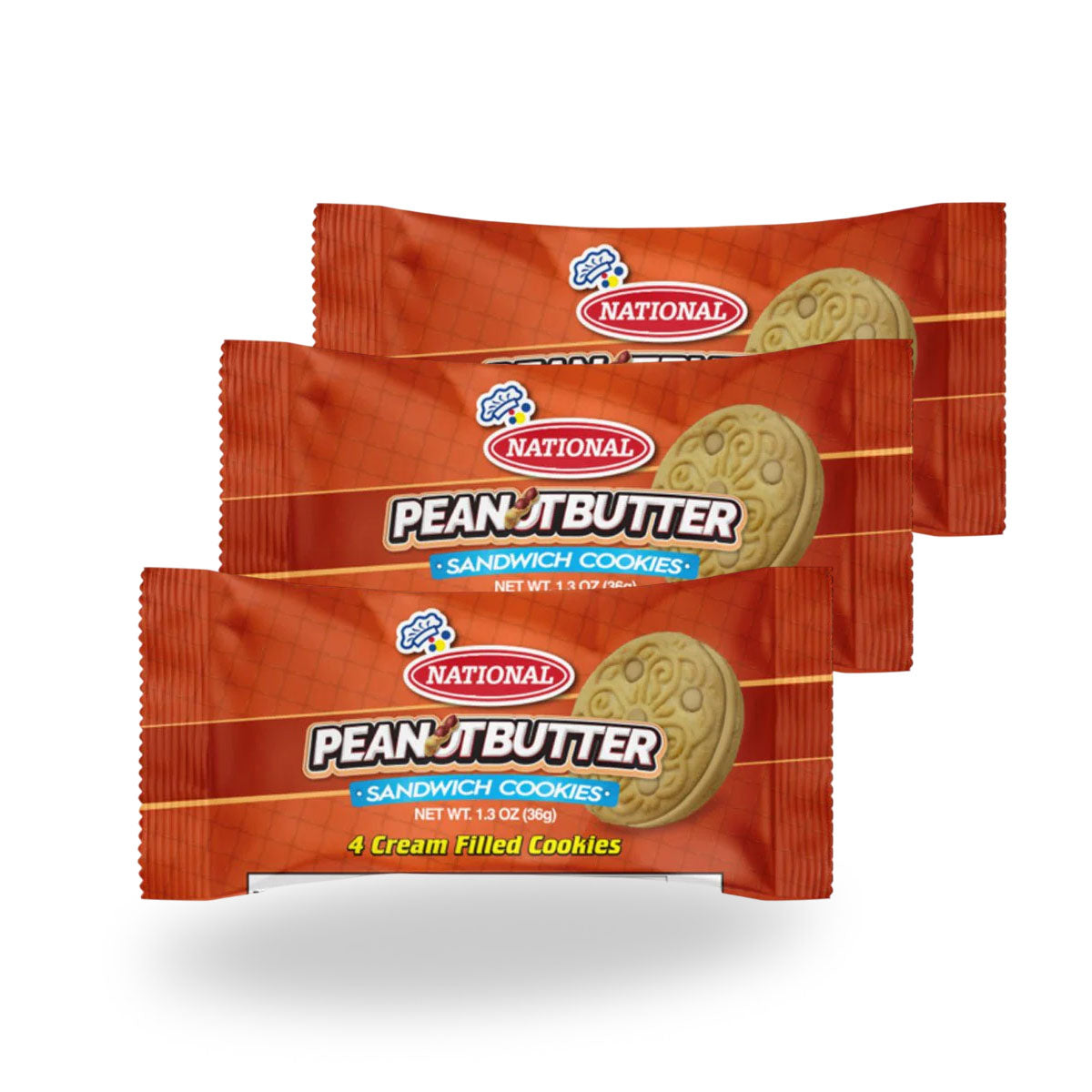 National Peanut Butter Cookies Pack of 3