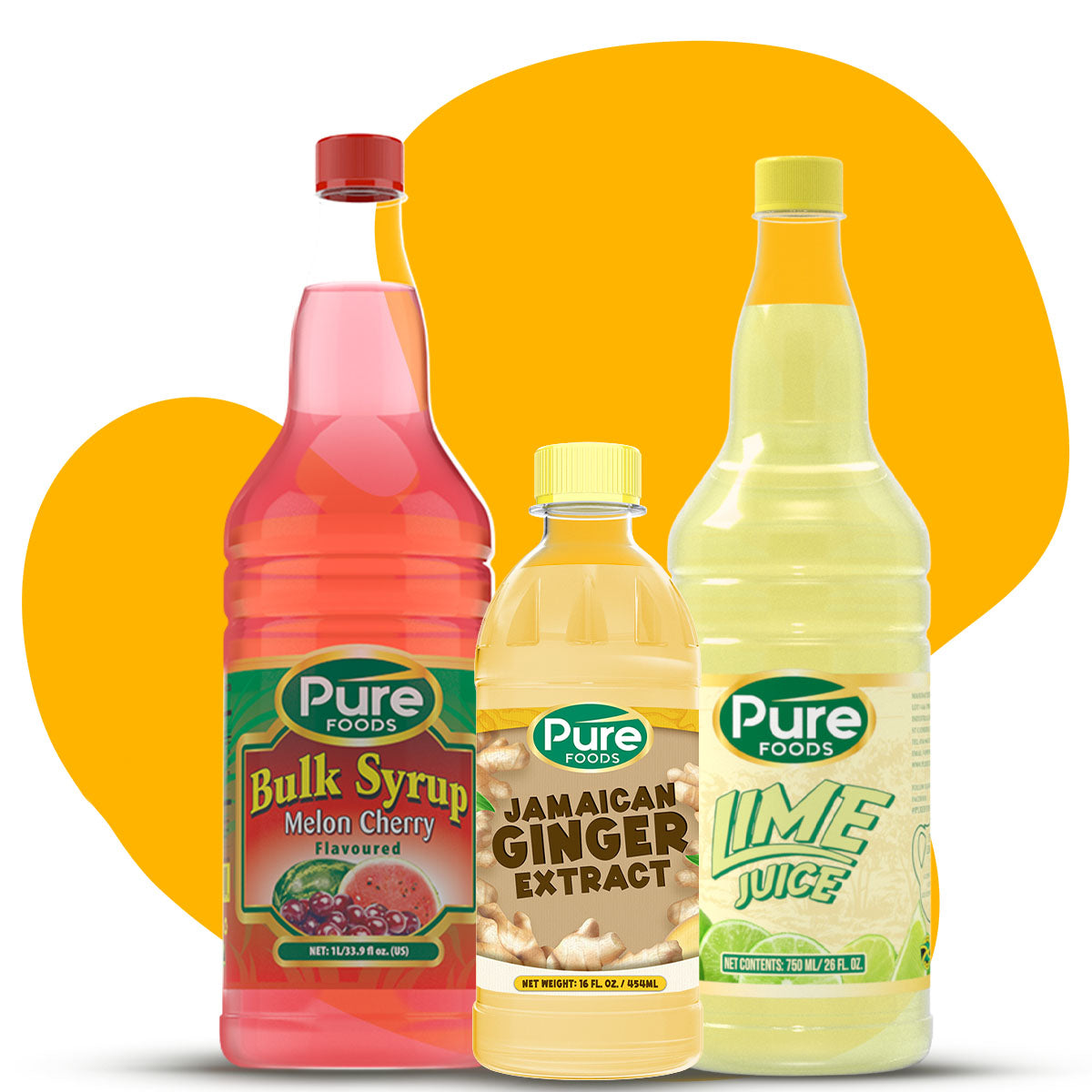 Pure Simple Syrup Pure Bulk Syrup 750ML Sets Of 3 – JAMROCK GOODIES LLC