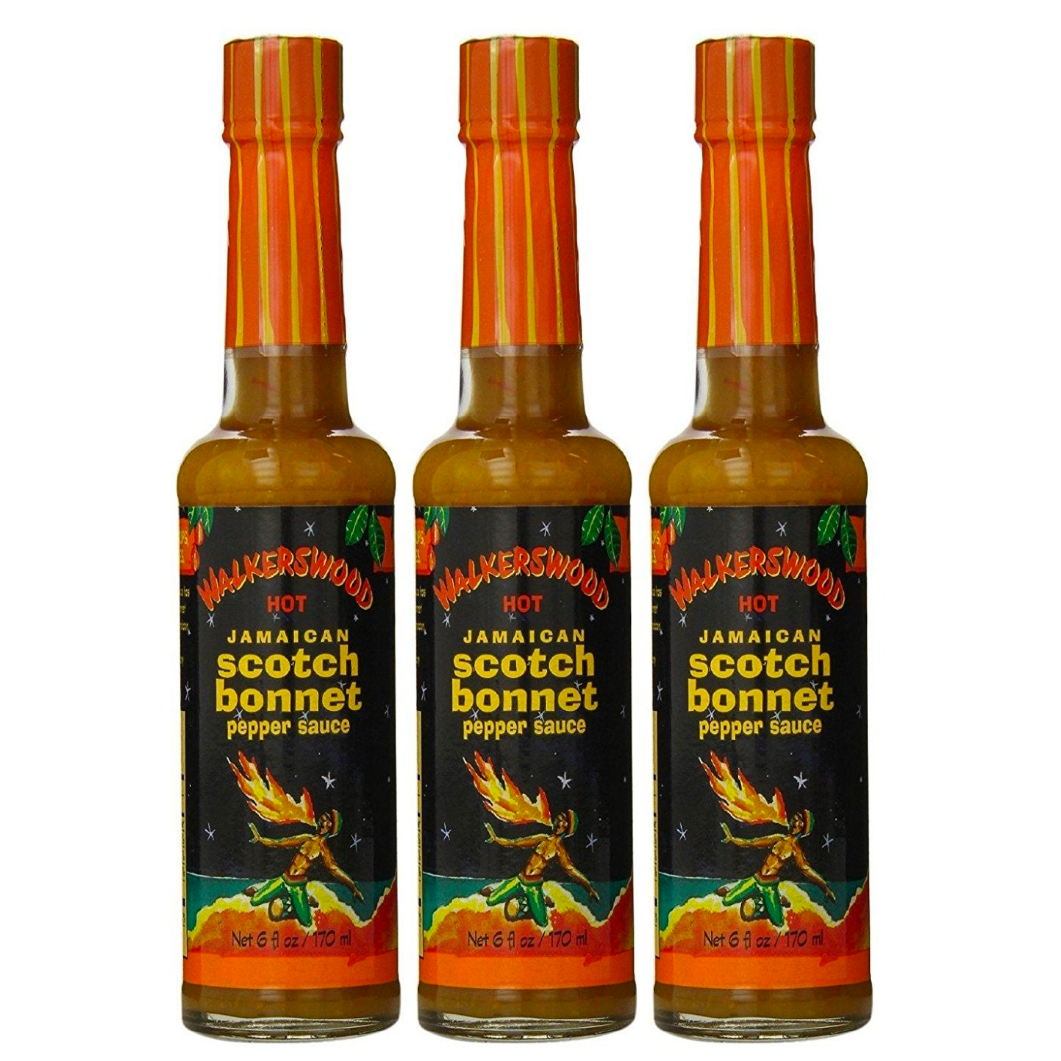 WalkersWood Scotch Bonnet Sauce 185 Single Bottle