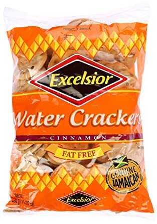 EXCELSIOR CINNAMON WATER CRACKERS PACK OF (3) 300g