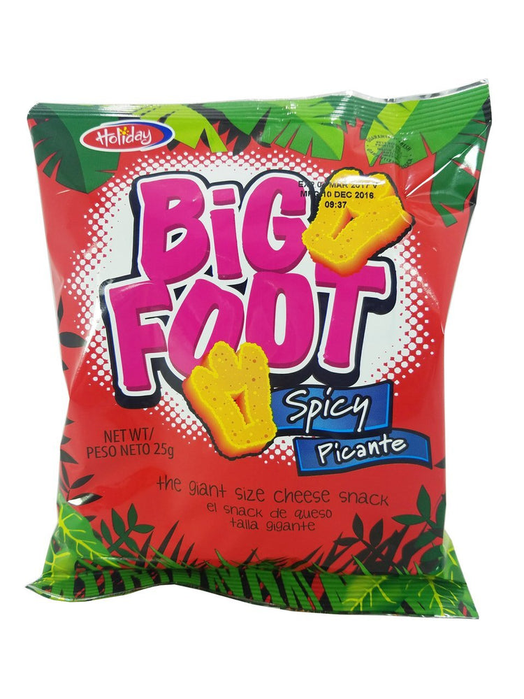 Holiday Big Foot Cheese Snack (Spicy) bundle of 3