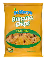 St Mary's Banana Chips 142g Sets of 3 Large