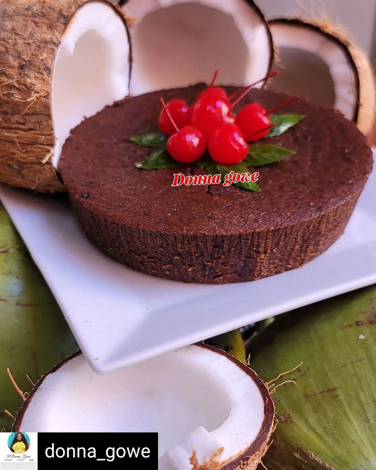 Nyam Bad Coconut Fruit Cake 1lb Donna Gowe's Kitchen