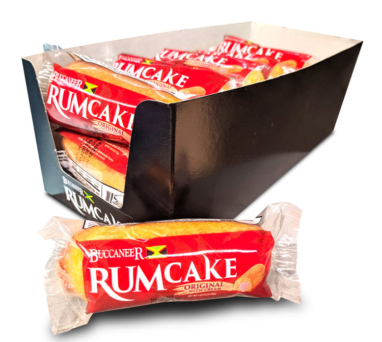 Buccaneer Pocket Size Rum Cake "box of 10" original