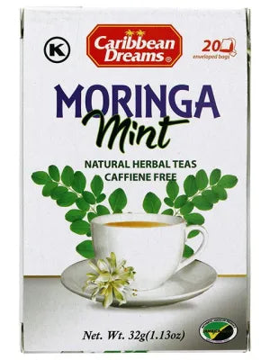 Caribbean Dreams Moringa Mint Natural Herbal Tea
