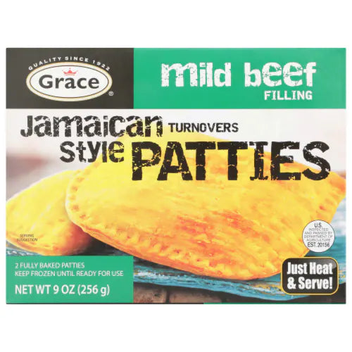 Grace Jamaican Mild Beef Patties Pack Of 2