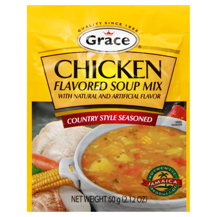 Grace Chicken Flavored Soup Mix Box Of 12