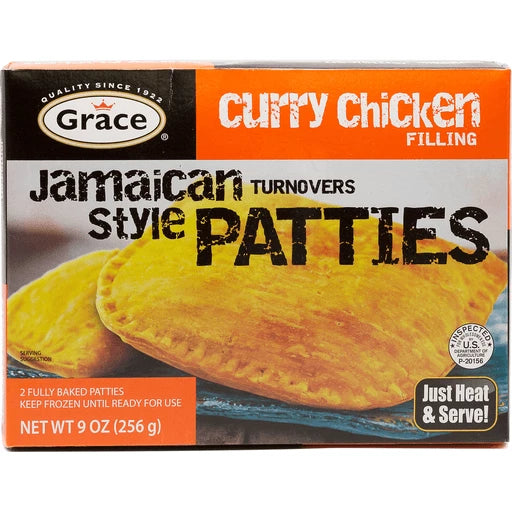 Grace Jamaican Curry Chicken Patties Pack Of 2