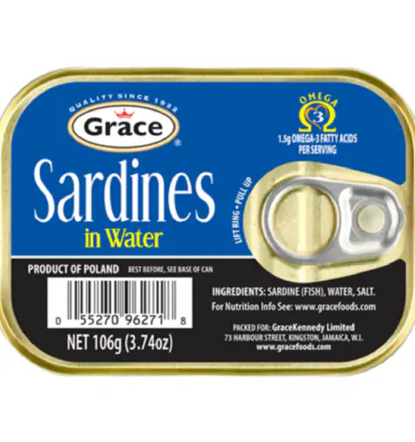 Grace Sardines In Water 106g Sets Of 3