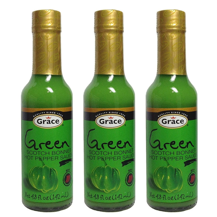Grace Scotch Bonnet Pepper Green 142ML Sets Of 3