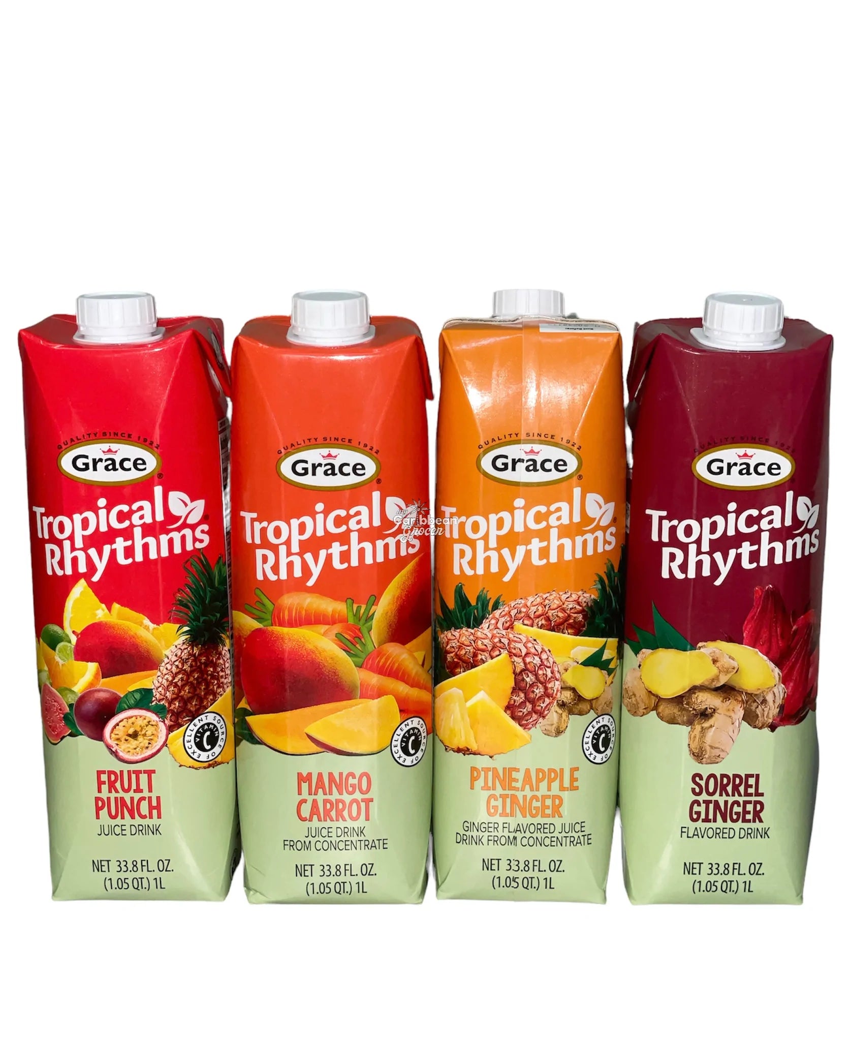 Tropical Rythams Grace Tropical Rhythms 1 Liter Single – JAMROCK GOODIES LLC