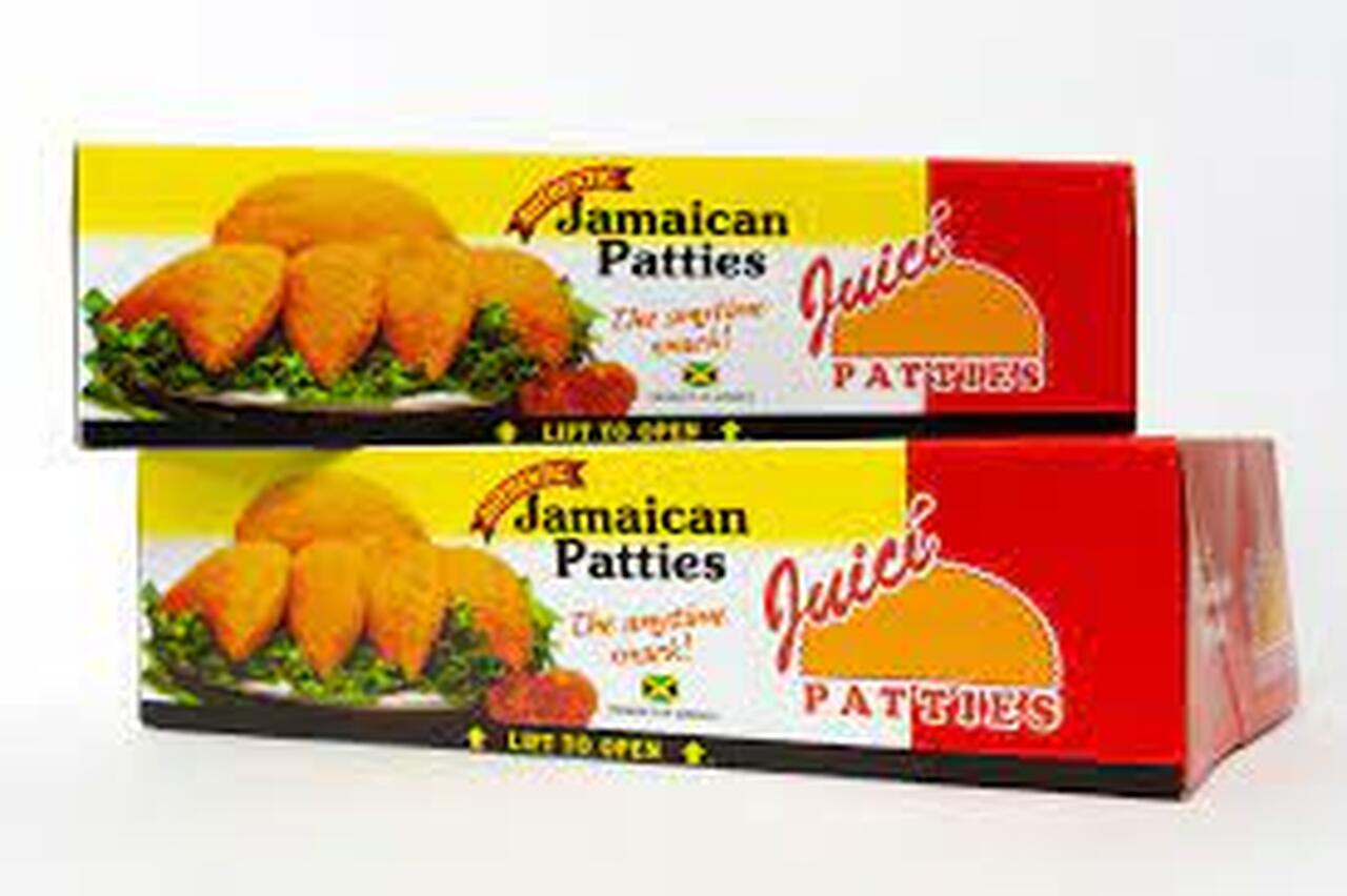 Juici Jamaican Patties (Box of 12) (Must Be Ship FedEx Overnight Only)