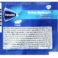 Panadol Extra Strength 500g Adult  Set of 6
